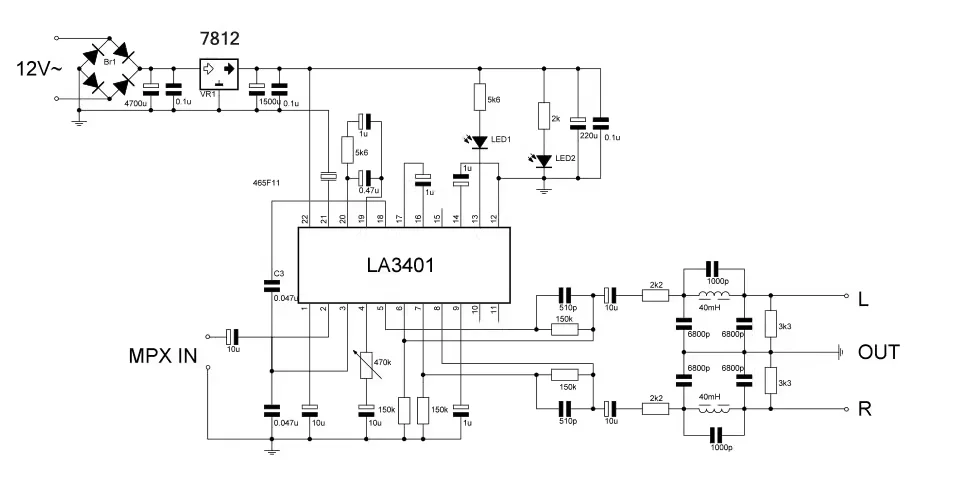 La3401fmステレオデコード
