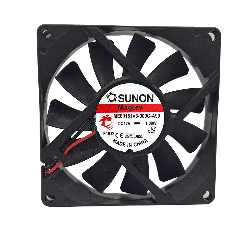 SUNON ME80151V3-000C-A99 DC 12V 1.08W 80X80X15Mm 2 Dây Máy Chủ Quạt Làm Mát