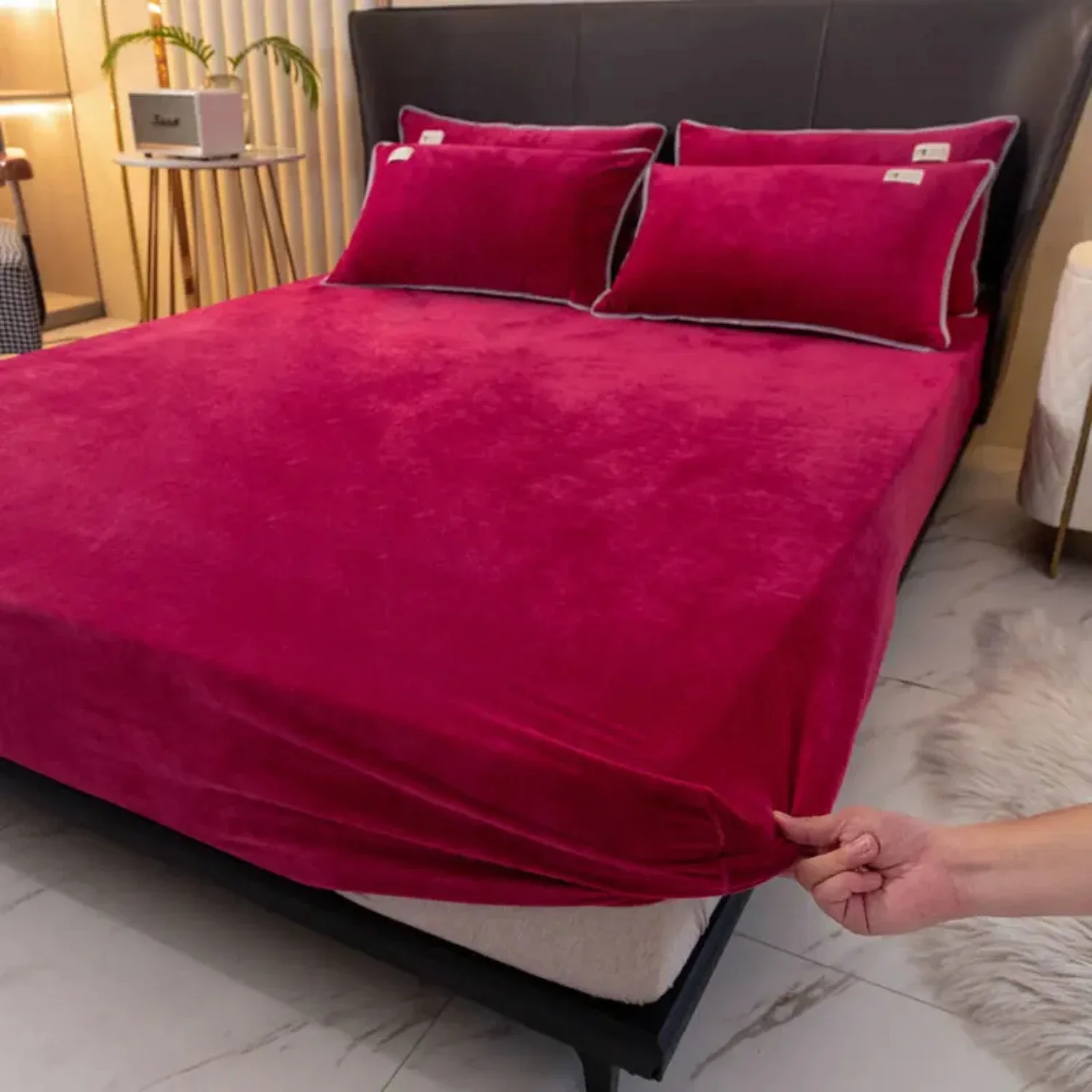 Indulge in unparalleled comfort and sophistication with luxurious opulent cashmere fitted sheet. This exquisite bedding essentia