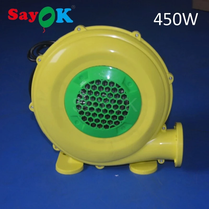 SAYOK Commercial Inflatable Bounce House Air Blower 450/750/950/1100/1500W Blower Pump Fan for Inflatable Bouncy Castle Slides