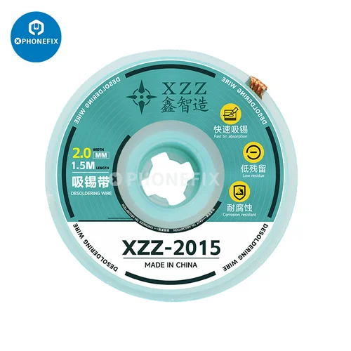 ลวดบัดกรี XZZ-2015บริสุทธิ์มีสายแยกตะกั่วขนาด2มม. ชุด10ชิ้นมีสารตกค้างต่ำบัดกรีไม่สะอาดสำหรับการซ่อม BGA
