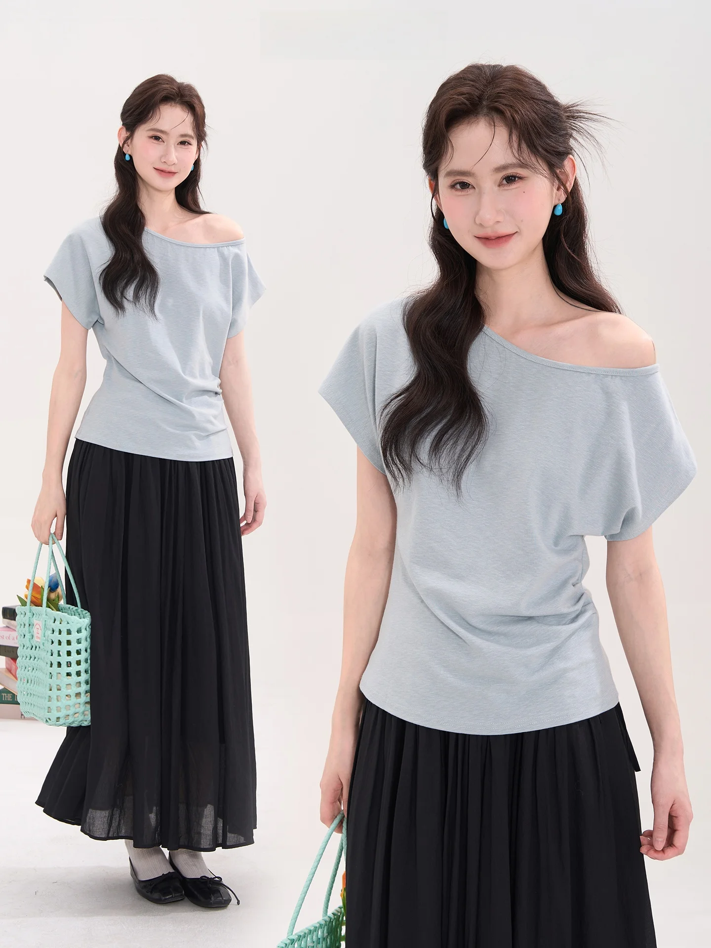 

Женская футболка Heme Casual Texture с круглым вырезом и коротким рукавом, весенне-летний топ с цветочным принтом, из смесового хлопка, комфортная посадка