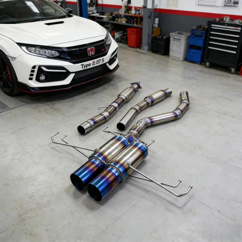 

Выхлопная система для Honda Civic Type R FL5 2021-2024: глушитель из титанового сплава, улучшение звука выхлопа