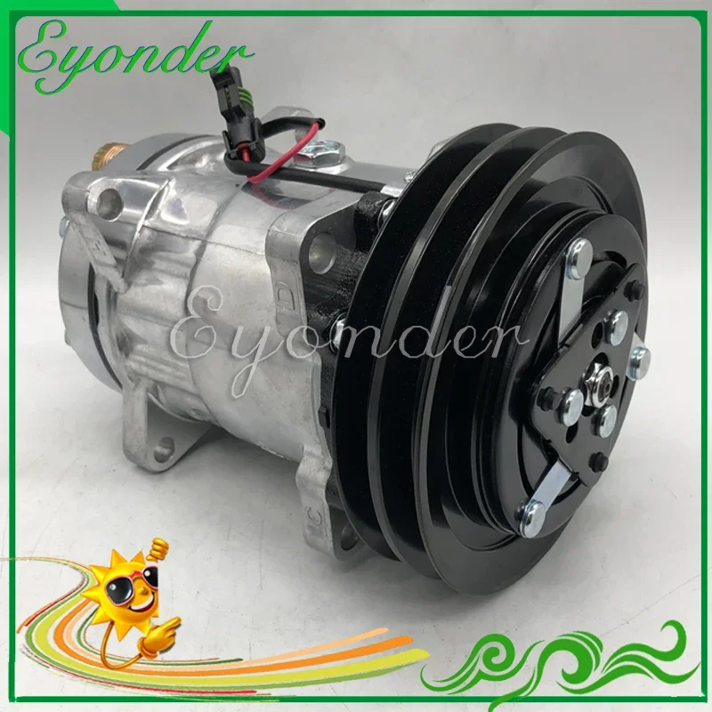 AC A/C Air Conditioning Compressor Cooling Compressor 12V for Lamborghini Hurlimann Same for Sanden 8091