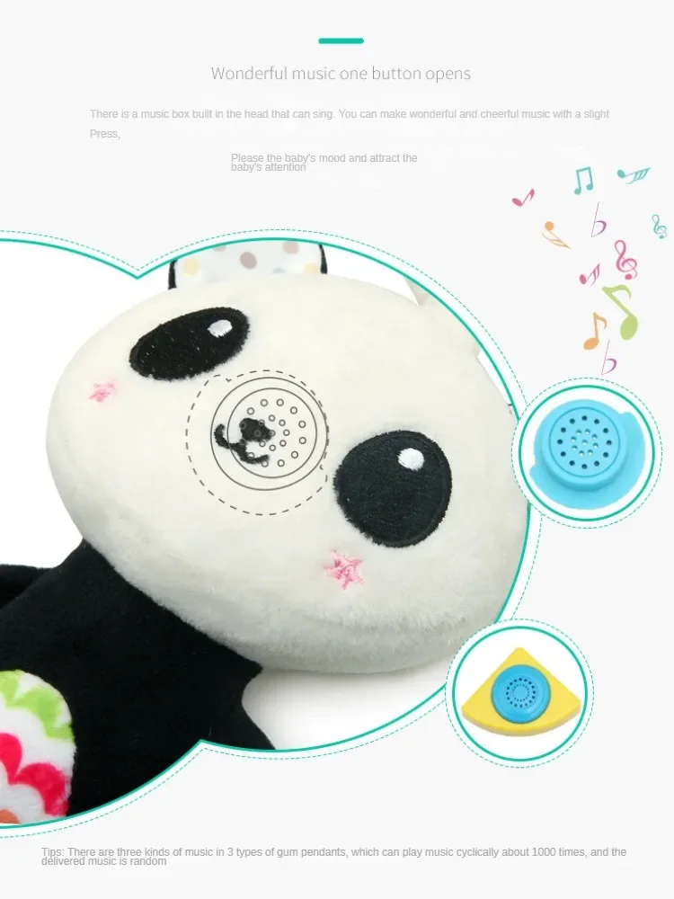 Cartoon Tier Puppe Baby Krippe Hängen Glocke Spielzeug Rasseln für Baby Bett Kawaii Panda Kaninchen Sound Spielzeug für 0 bis 12 Monate Neugeborene