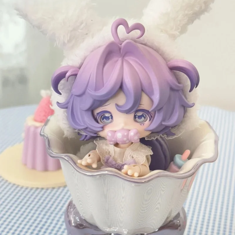 Come4free كعكة الحليب حلم نفخة سلسلة 1/12 Bjd صندوق أعمى مفصلية عمل الشكل Kawaii دمية موضة حلية جمع الهدايا