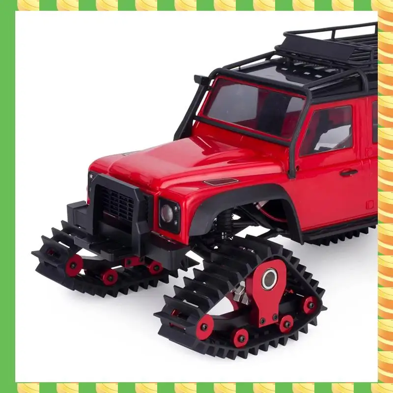 AB53 4Pcs Snow Tires Sets Carload Tracks Wheel Sandmobile Conversion For 1/18 RC Crawler Car TRX-4M Accessory Parts