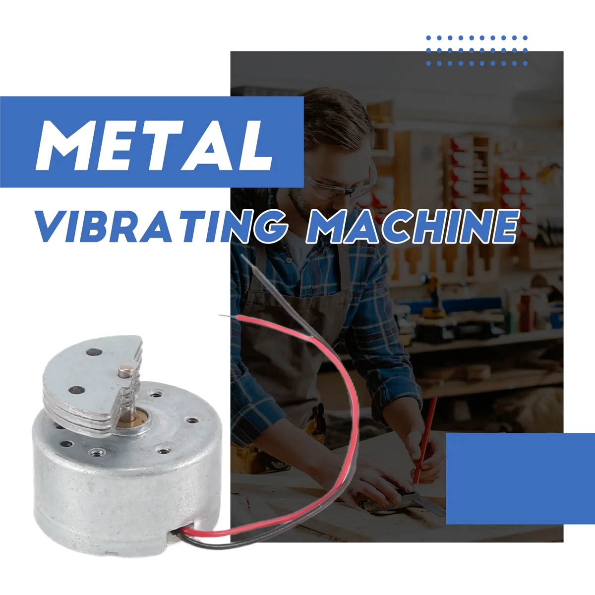 

A06R 2Pcs Mini Vibration Motor 3500RPM DC 1.5-6V for Game Joystick