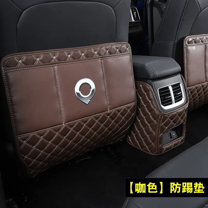 Rear Seat Anti Kick Pad Rear Seat Back Armrest Box Protective Pad Car Accessorie For GWM POER Great Wall Power Pao 2019-2023