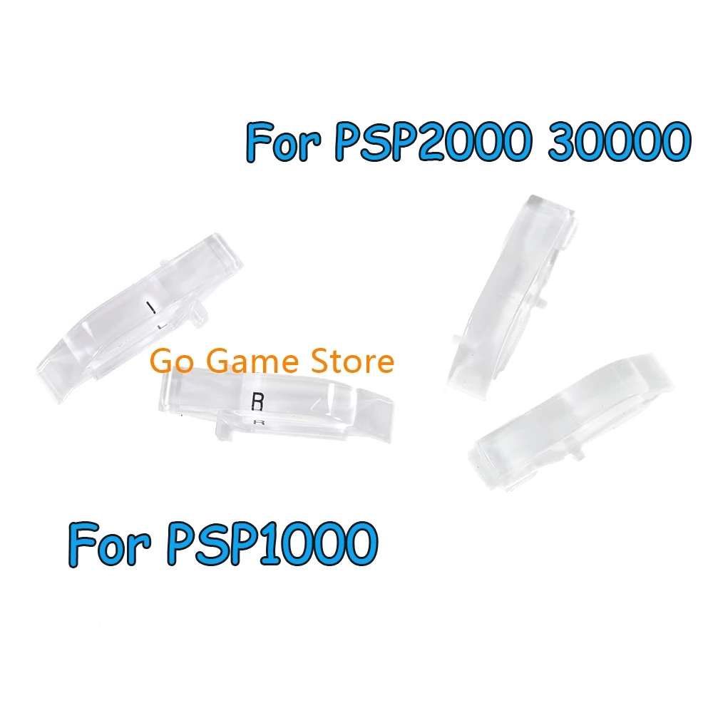 50 conjuntos de botão de gatilho lr transparente para psp 1000 2000 3000 botão lr para psp 1000 2000 3000 preço de atacado