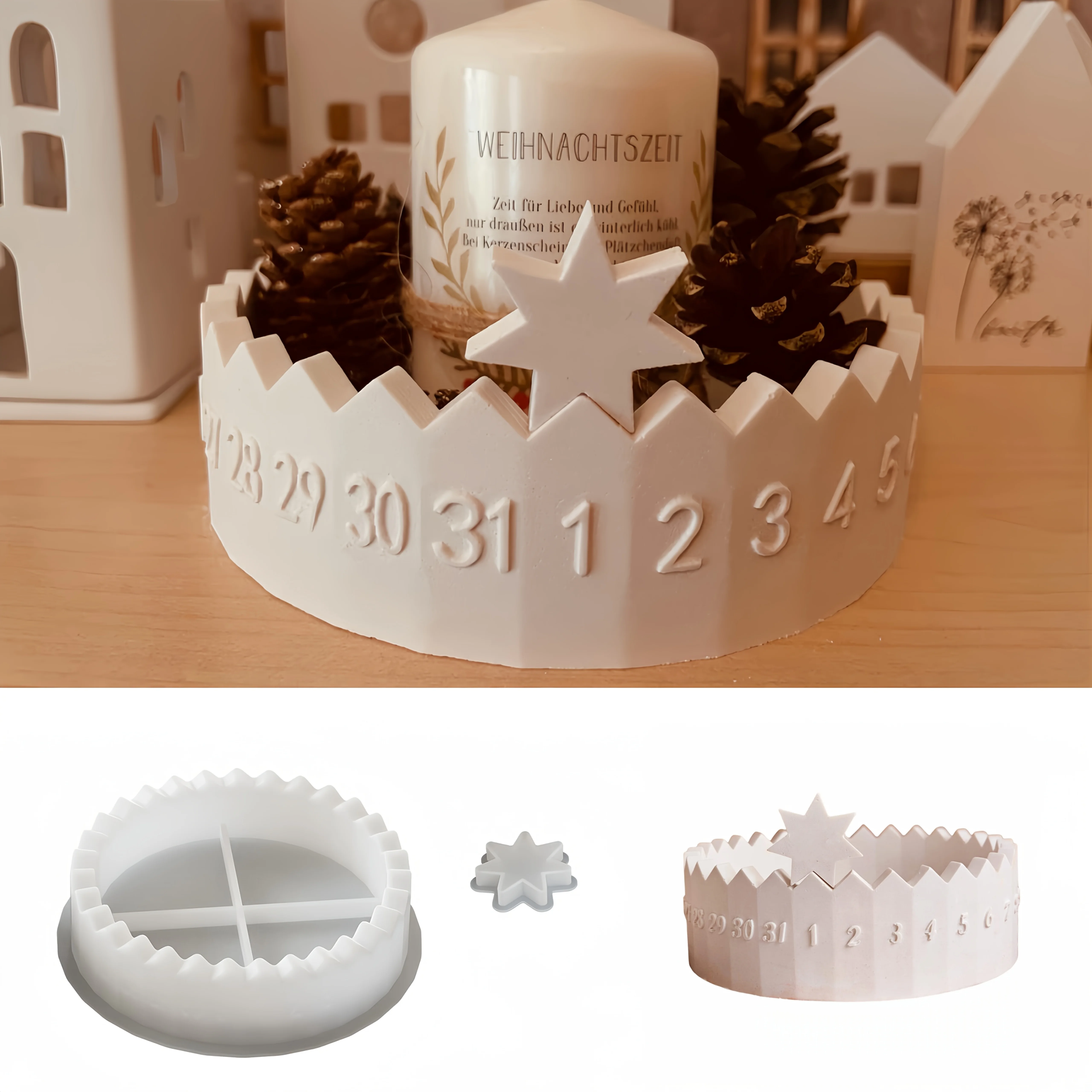 1 ensemble de moules en Silico - Candle Making Design avis et prix