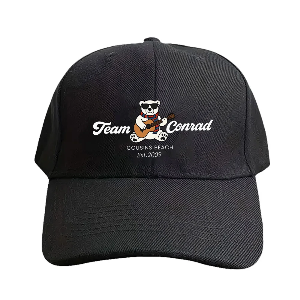 Team Conrad Junior Mint Bear Cousins ​​Beach Caps Sommer-Baseballkappe für Erwachsene, verstellbare Entenschnabelmütze, Sonnenschutz, Sonnenhüte