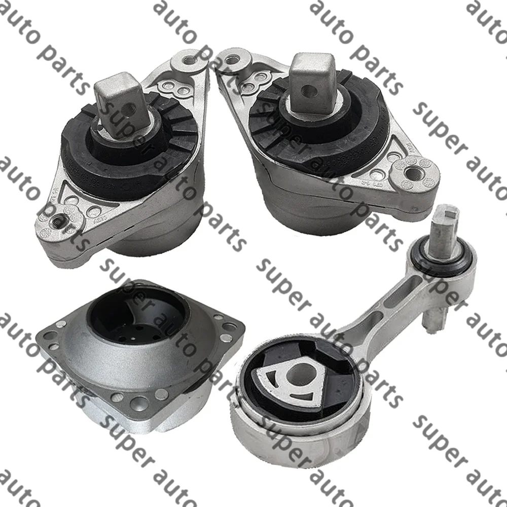 For Maserati GASOLINE Ghibli Quattroporte 2WD 4pcs Engine Transmission Mount Kit OEM 675000031 670004869 670004870 670004871