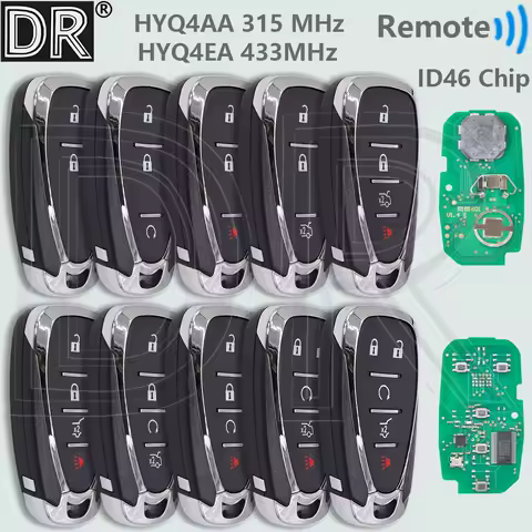 DR 315/433MHz ID46 Chip Car Remote Key For Chevrolet HYQ4AA HYQ4EA Malibu Cruze Spark Camaro Equinox Volt Blazer Traverse Sonic