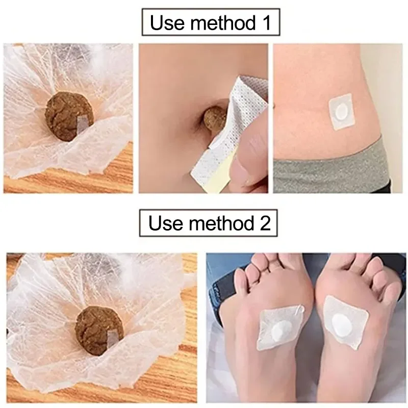 lot Fat Burning Weight Loss Patch Slimming Belly Body Chinese Natural Herbs Mugwort Navel Sticker Dampness-Evil Removal