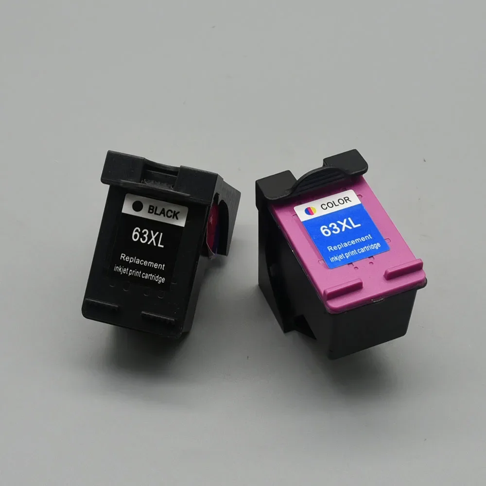 63XL استبدال معاد تصنيعها لطابعة HP 63 خرطوشة الحبر Deskjet 1110 1111 1112 2130 2131 2132 2133 2134 2136