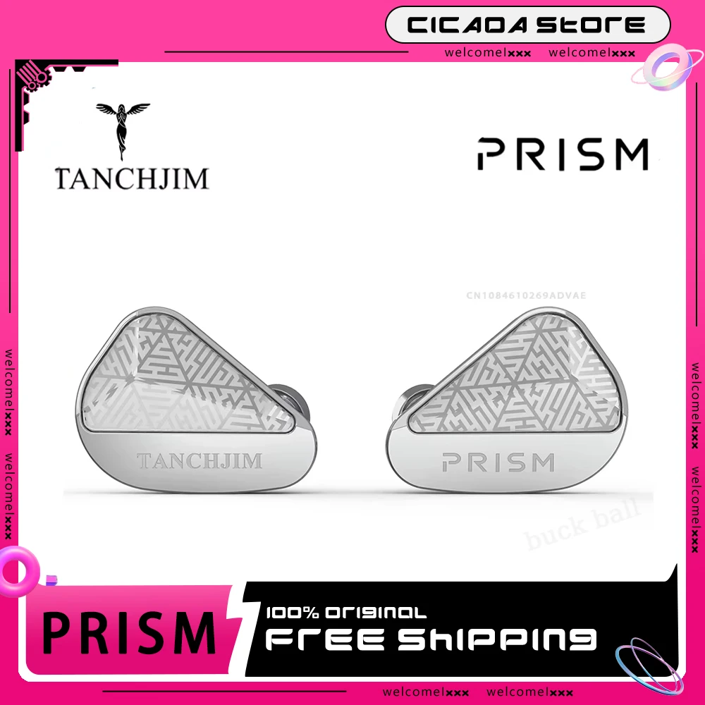 TANCHJIM PRISM In-Ear HIFI Earphones DMT 1DD+2BA Hybrid Driver High Quality IEM Wired Monitor Earphone Custom Lossless Earbuds