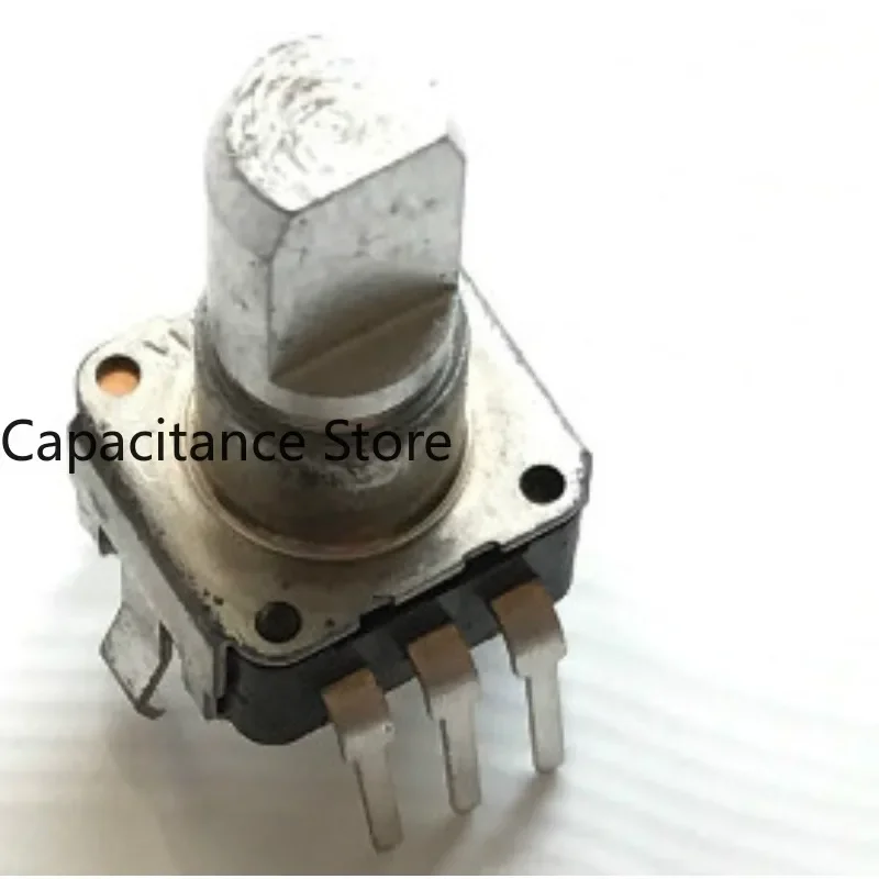 

5PCS Audio volume encoder with push switch 24, positioning axis length 14mm, 360 degree rotation