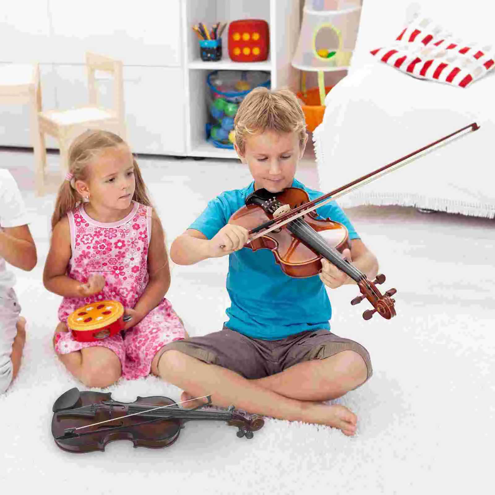 Fashion Emulational Guitar High Music Toy Mini Violin (Random Color) Kids mucic toy Mini violin for kids