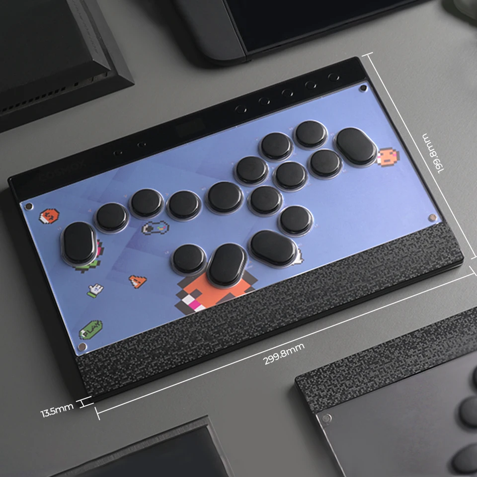 Haute42 磁気式スティックレスアーケードコントローラーキーボード C16