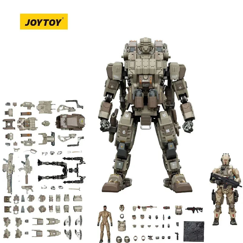 [In Stock] JOYTOY APOC Series Sky Striker Precision Strike Mech 1/25 Assemble Mecha Action Figure With Soldier Pilot Figure