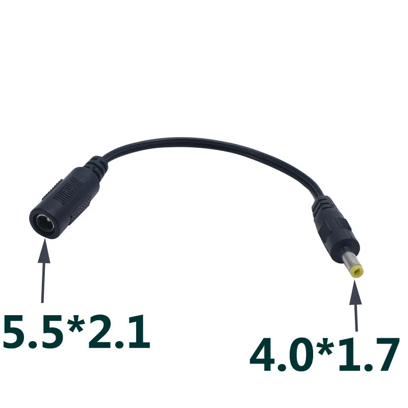 DC Power Conversion Cable 5.5x2.1mm DC Female Jack to Male Plug 5.5x2.5mm 2.5*0.7 3.5x1.35mm 4.0x1.7mm Extension Cord Connector