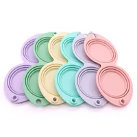 Pet Accessories Travel Dog Cat Supplies Feeding Water Container Folding Dog Bowl Silicone Dog Feeder Pet Bowl Double