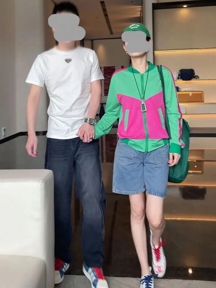 Zomer Dunne Ademende Kleur Blo Rits Lange Sve Dames Bovenkleding Zonbescherming Kleding Veelzijdige Europese Sle