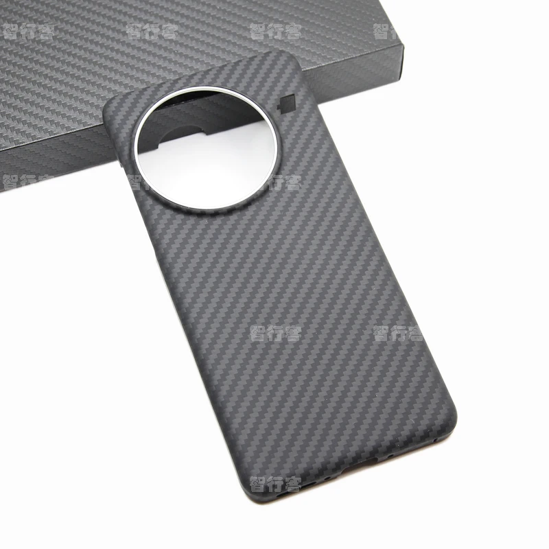 ZXKE-Carbon Fiber Case for OnePlus 13, Embedded Iron Sheet, Magnetic Car Support, Magsafe, 600D Aramid Fiber Shell