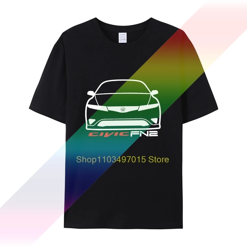 2019 Hot sale Fashion Civic Type R FN2 T Shirt Japanese JDM Cool Old School Si Pop Art Cotton Tee Tee shirt