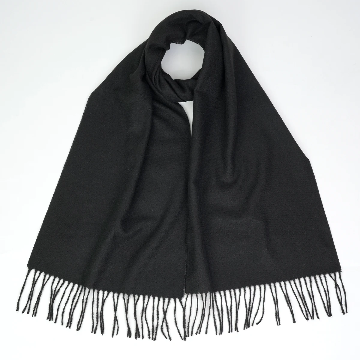 Cashmere solid color scarf for men