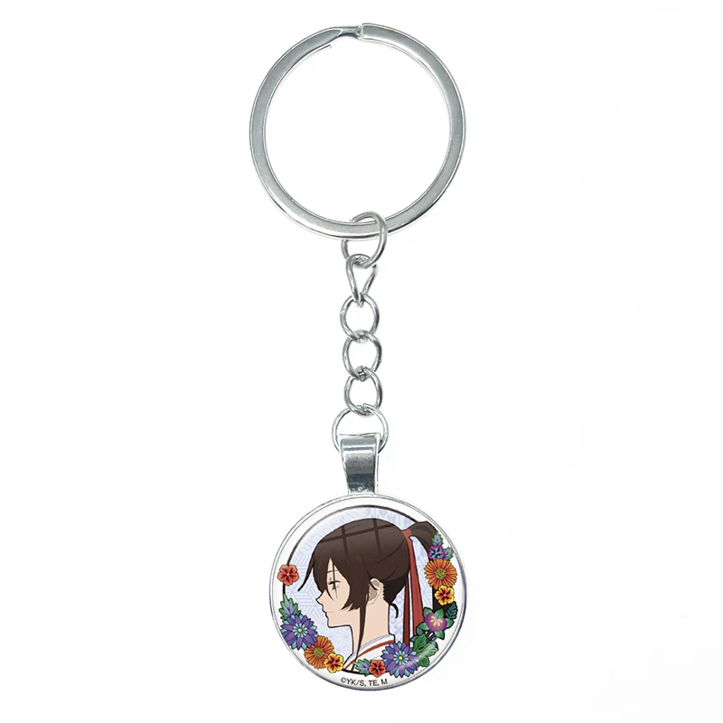 Jigokuraku Anime Hell's Paradise Gabimaru Sagiri Chobe Toma Yuzuriha Shion Tenza Fuchi Keychain Charm Glass Jewelry Gifts