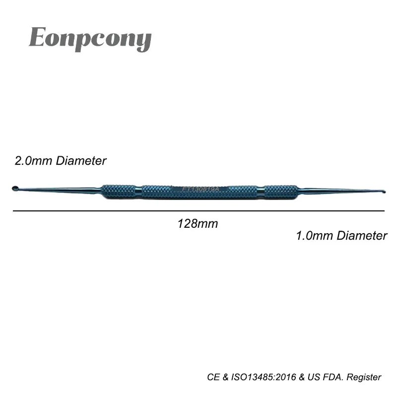 Curette Double Ended  Dilator & Probe & Spoon Titanium Alloy Ophthalmic Surgical Instruments