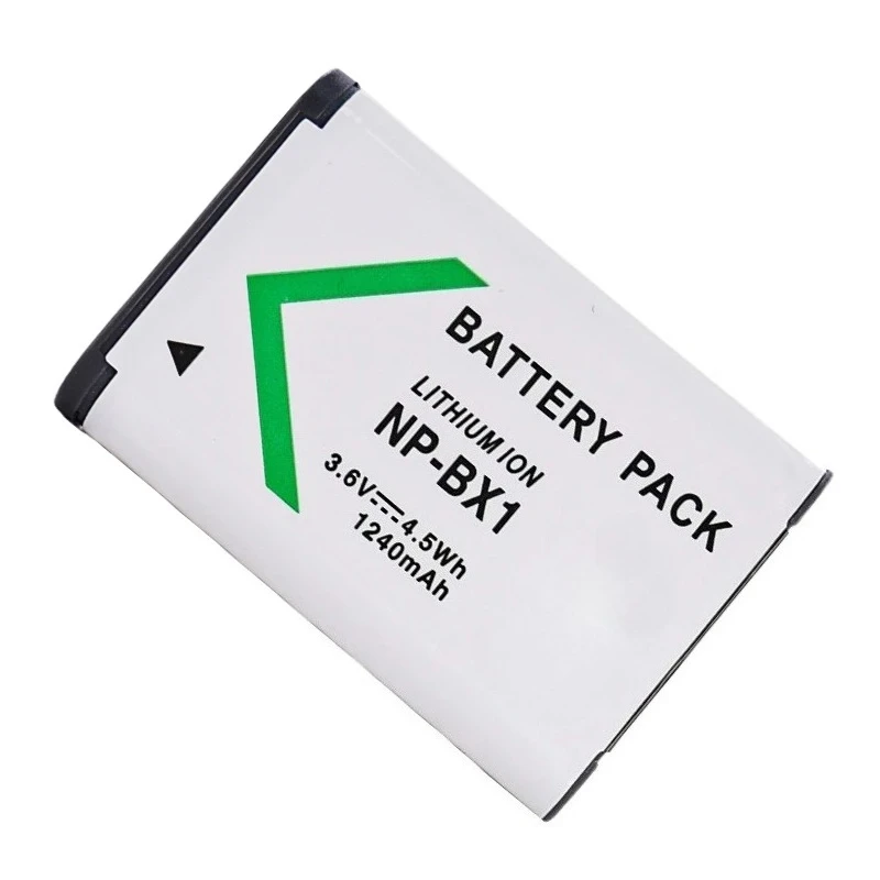 New NP-BX1 3.6V 1240mAh Camera Battery for Sony RX100 H400 RX1R HX300 HX400 HX50 M6 M7