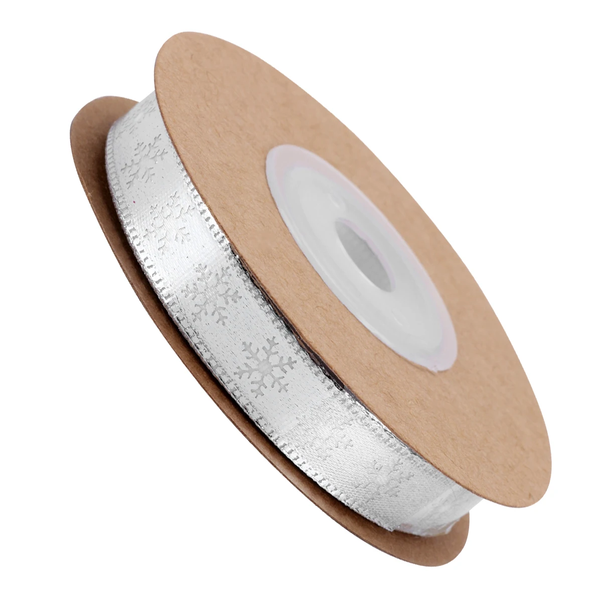 

10 M Snowflake Ribbon Ribbons for Wrapping Christmas Tree Decorative Crafts