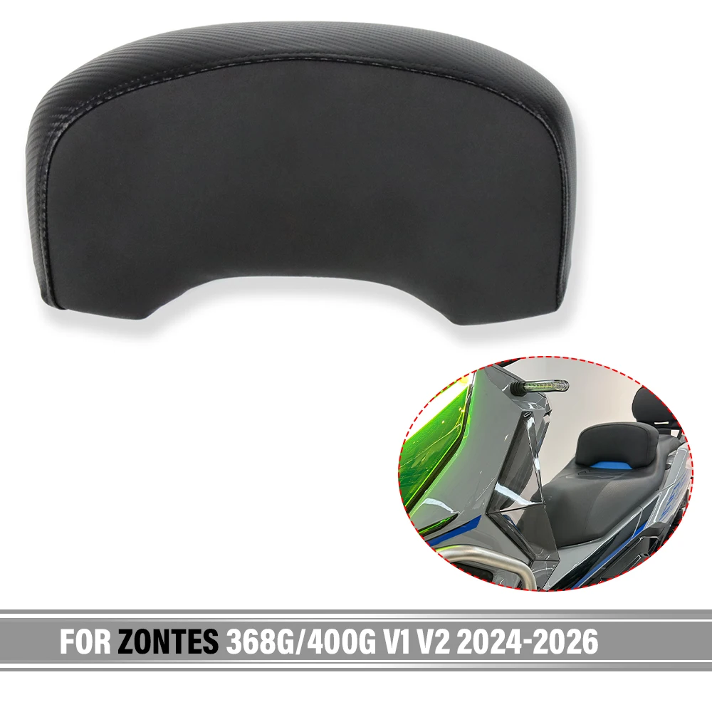 FOR ZONTES 368G 368-G 368 G 400G 2024-2026 Motorcycle Driver Backrest Enlarged Waist Lumbar Support Rider Cushion Seat Back Rest