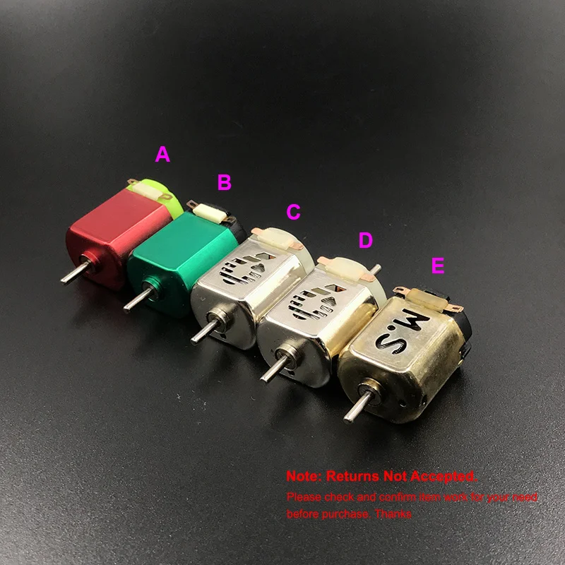 Micro Moteur 2.4 à Ultra Grande Vitesse pour Voiture de Course Télécommandée, Accessoire de Bricolage, 30000 V-3V DC, 50000RPM/130 RPM, 1 Pièce