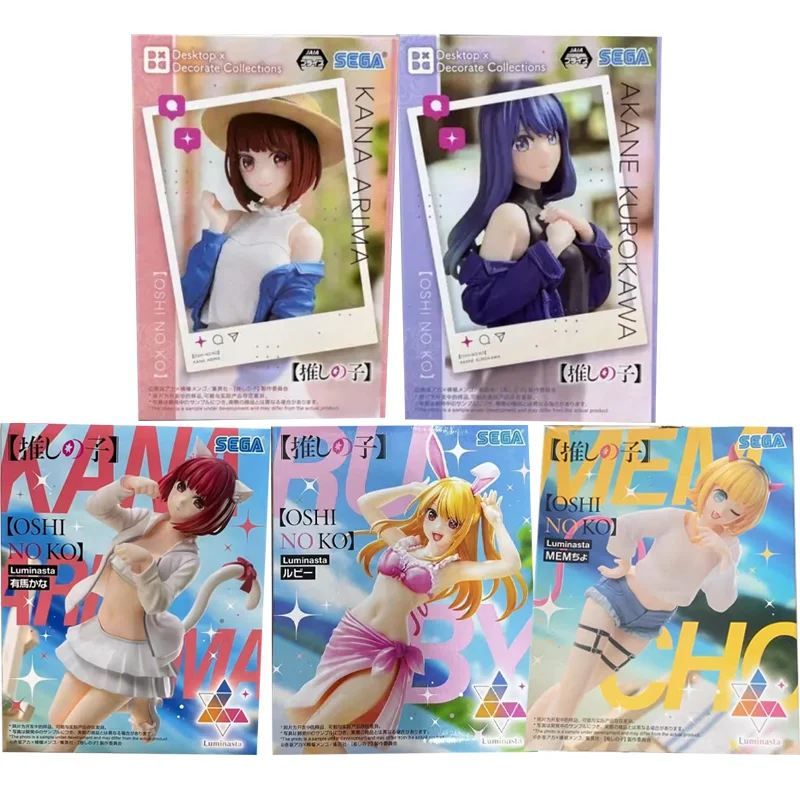 

Подлинная оригинальная фигурка Sega Oshi No Ko DDC Luminasta Ruby Kana Arima Mem Akane Kurokawa, аниме-фигурка, модель, коллекционная фигурка, игрушка в подарок