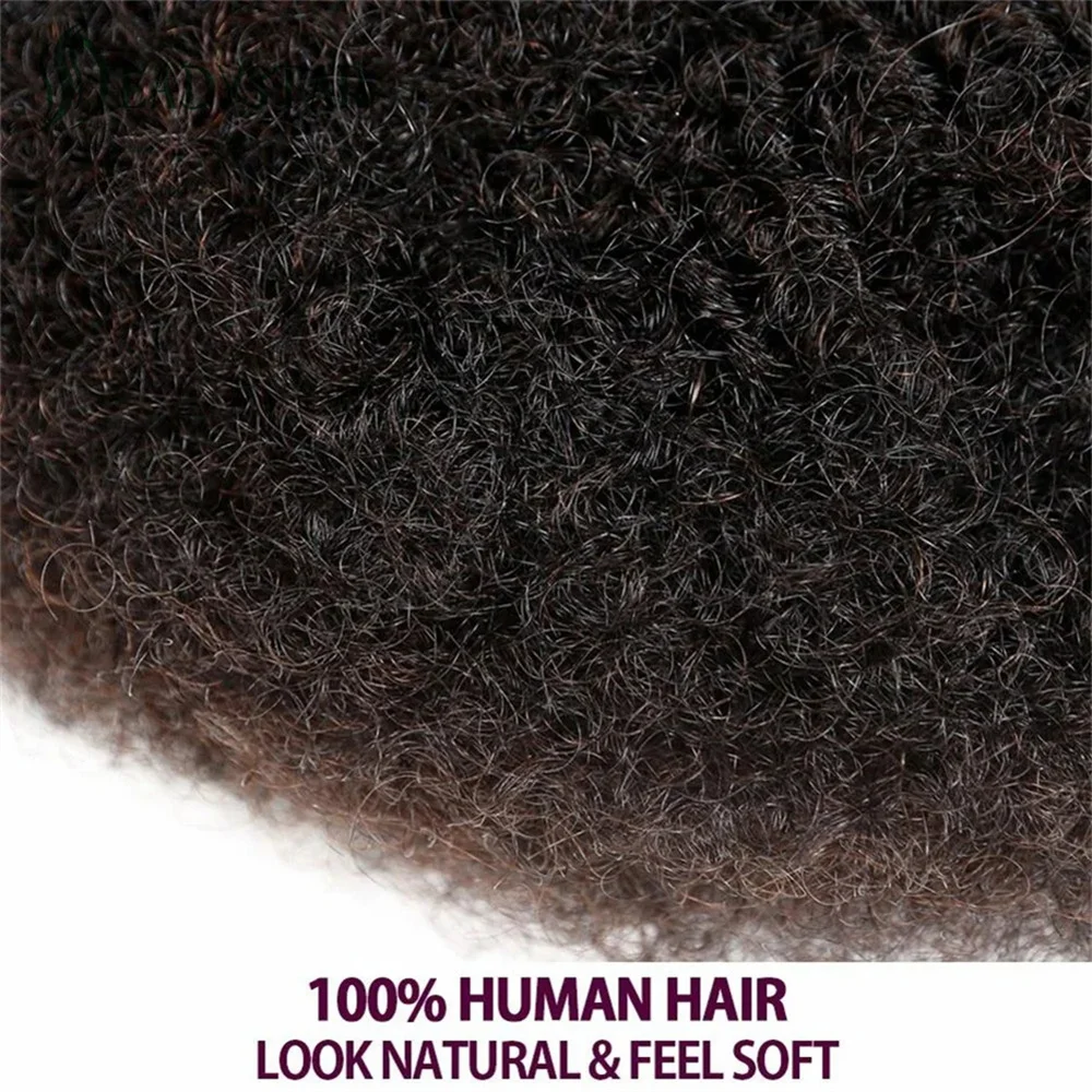 Cabello brasileño Remy Afro rizado a granel, cabello humano para trenzar, trenzas de Color Natural, sin trama, 1 paquete de 30g por pieza