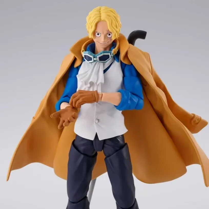 

Bandai SHF Saab One Piece Начальник посоха революционной армии Луффи Второй брата Spot Модель игрушки