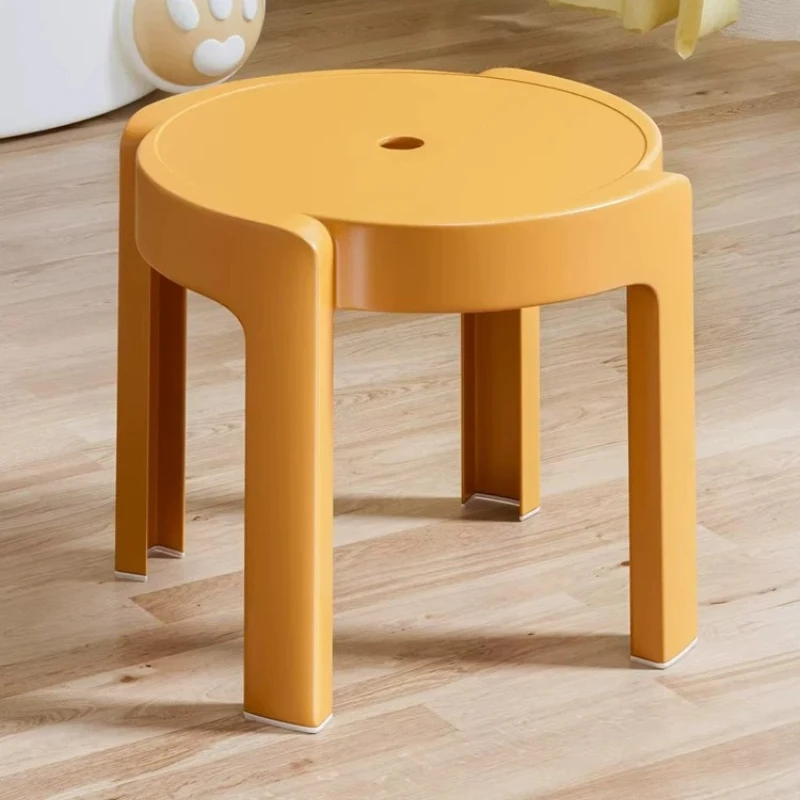 

Пластиковый табурет LTT, маленький, утолщенный, складной, для дома, простой круглый табурет для гостиной