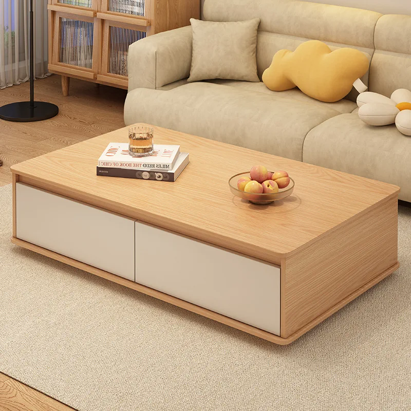 Living room household small apartment new log wind rental house sofa tea table