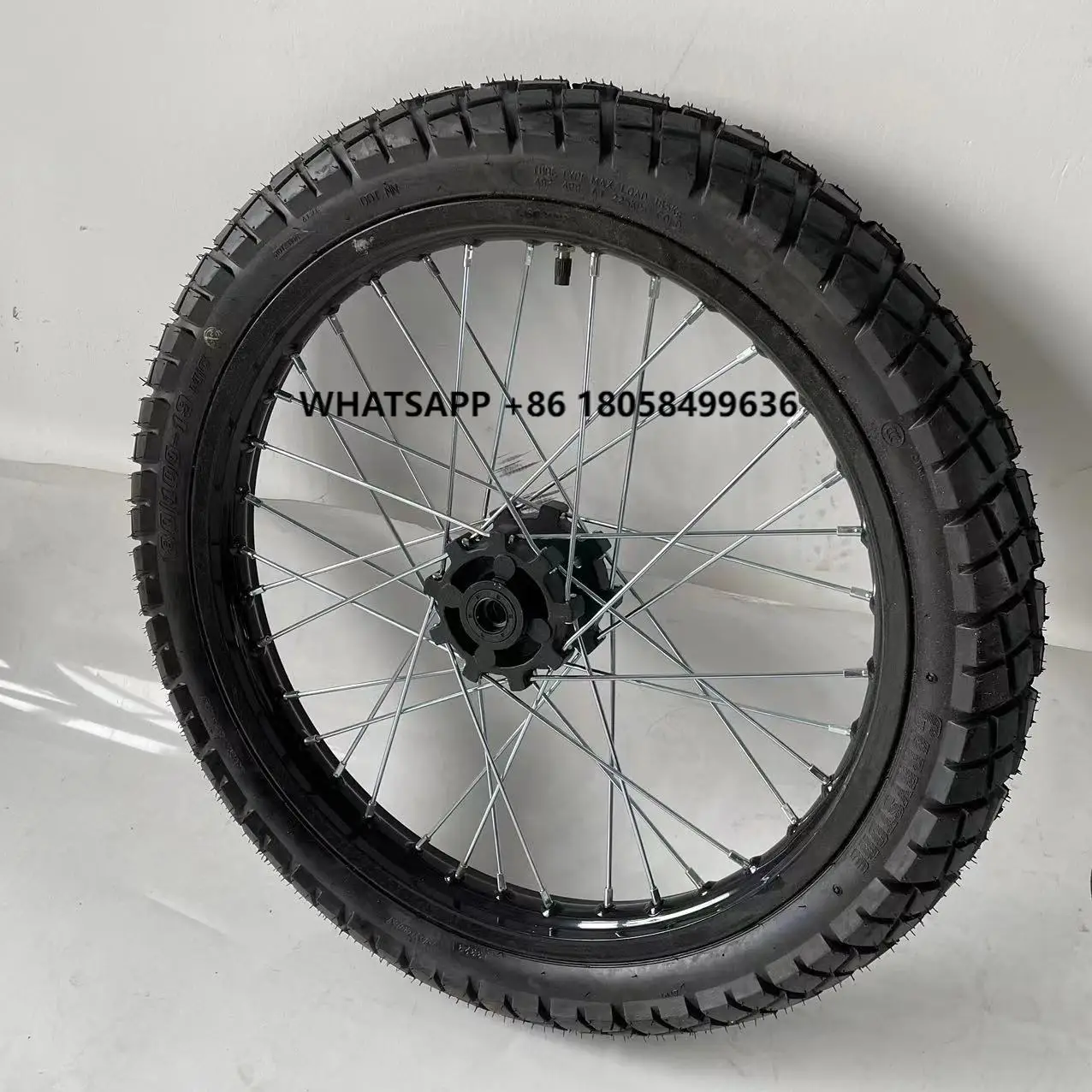 

19'' Motorcycle Front Tyre Electric Mountain Bike E-Bike Accessory DIY Bicycle Part