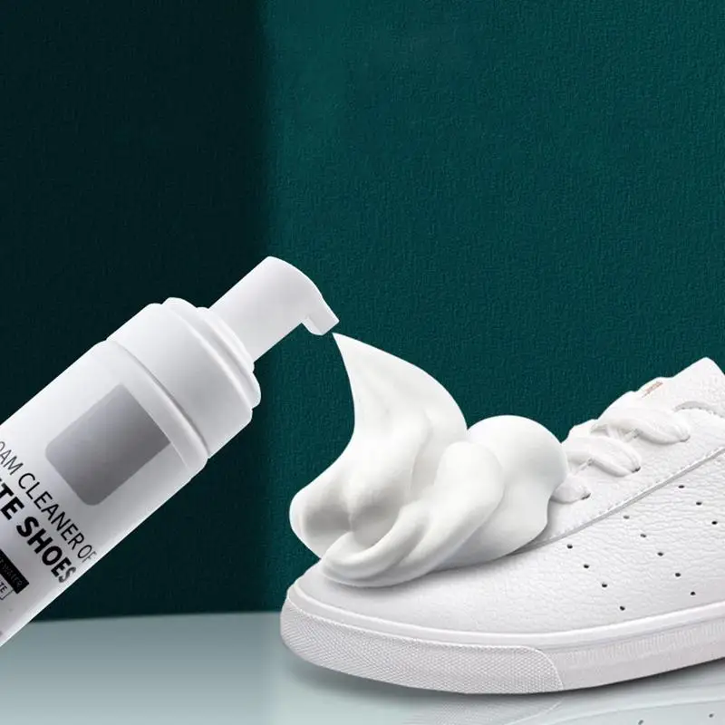 Shoe Whitener Cleaning Foam Cleaner For White Shoes Whiten Cleaning Stain Dirt Remove Yellow Spray For Sneakers Canvas Shoes