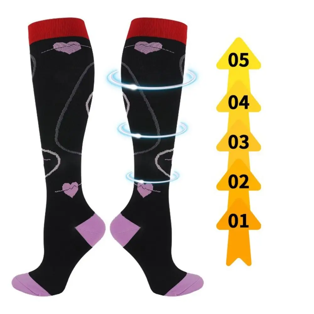 

Non Slip Compression Socks Unisex Elastic Breathable Sport Socks Odorproof Anti friction Medical Nursing Stockings