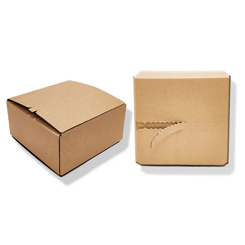 Custom. Kraft Box Customized Packaging High-Grade Clothing to-Go Box Tear and Pull Box Silk Screen Corrugated Aircraft B
