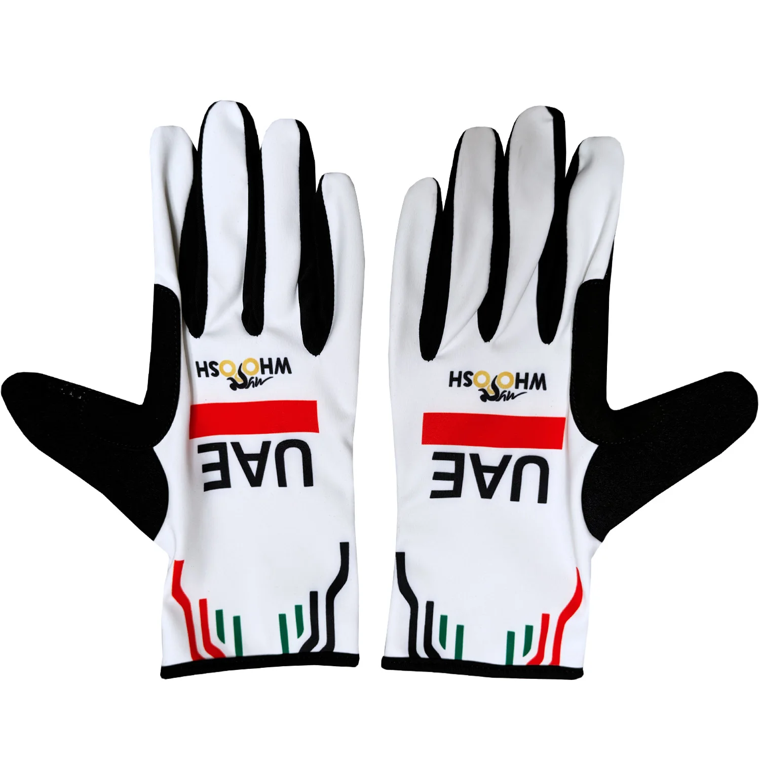 UAE Team 2025, Herbst-Winter-Fahrradhandschuhe, Vollfinger, für Männer und Frauen, Wärme, Fahrradhandschuhe, Laufen, Fitness, Fitnessstudio, Reiten, Fahrradhandschuhe – Detail 2