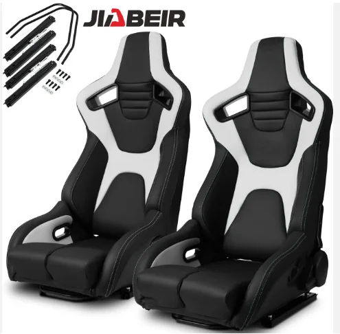 JBR1095 Universal Driver Car Leather Wholesale Memory Soft Foam Sim Racing Seat