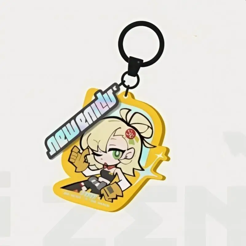 Zenless Zone Zero Hoshimi Miyabi Pendant Keychains Cartoon Anime
