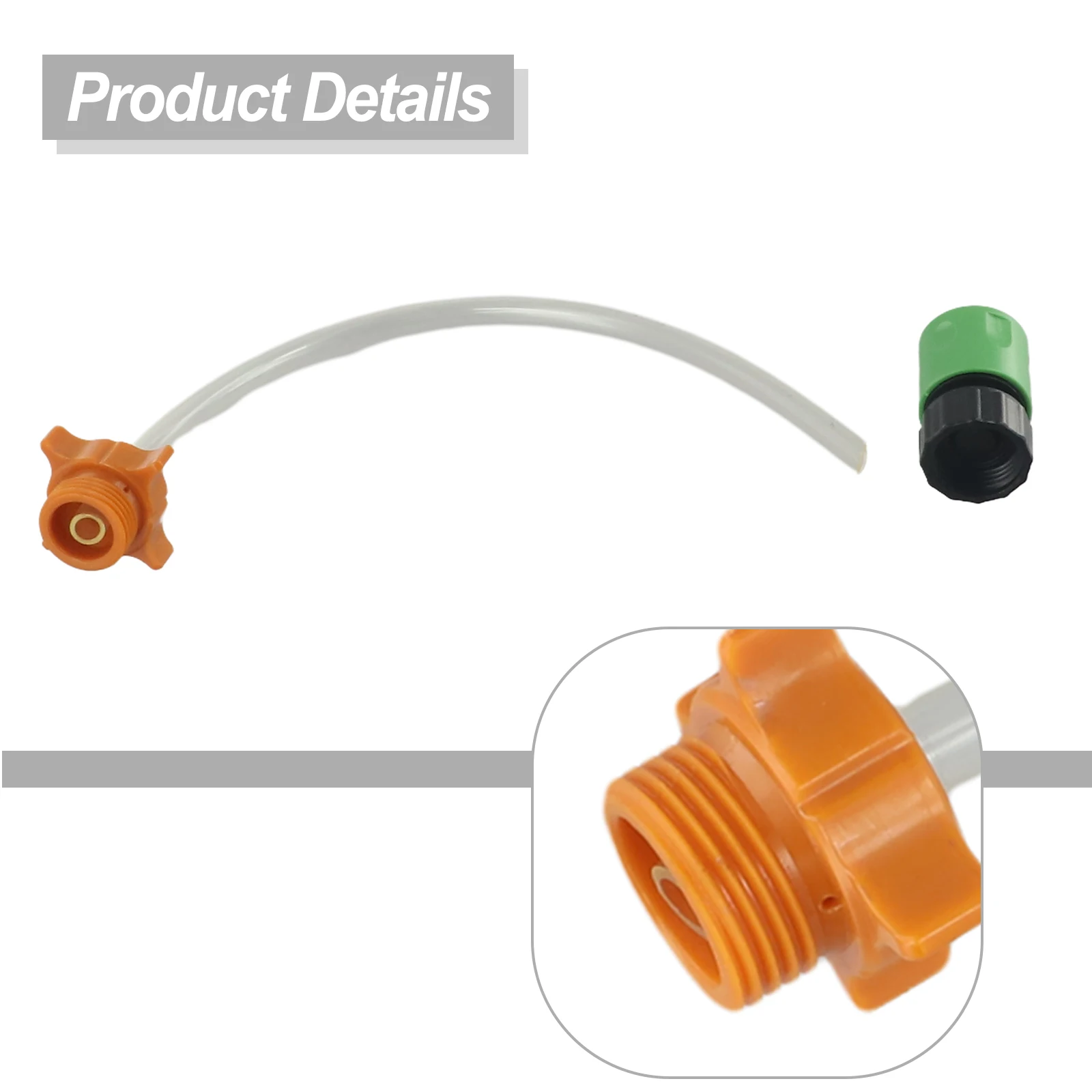 High Pressure Washer Cap Connector Adapter For For WA4038 WA1761 WG629E 60044335 Fits 2 Liter Bottle With Inch Opening Garden To
